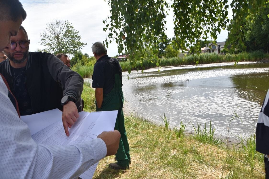 Rozpoczął się remont zbiornika Roguzie w Gorzędowie w gminie Kamieńsk