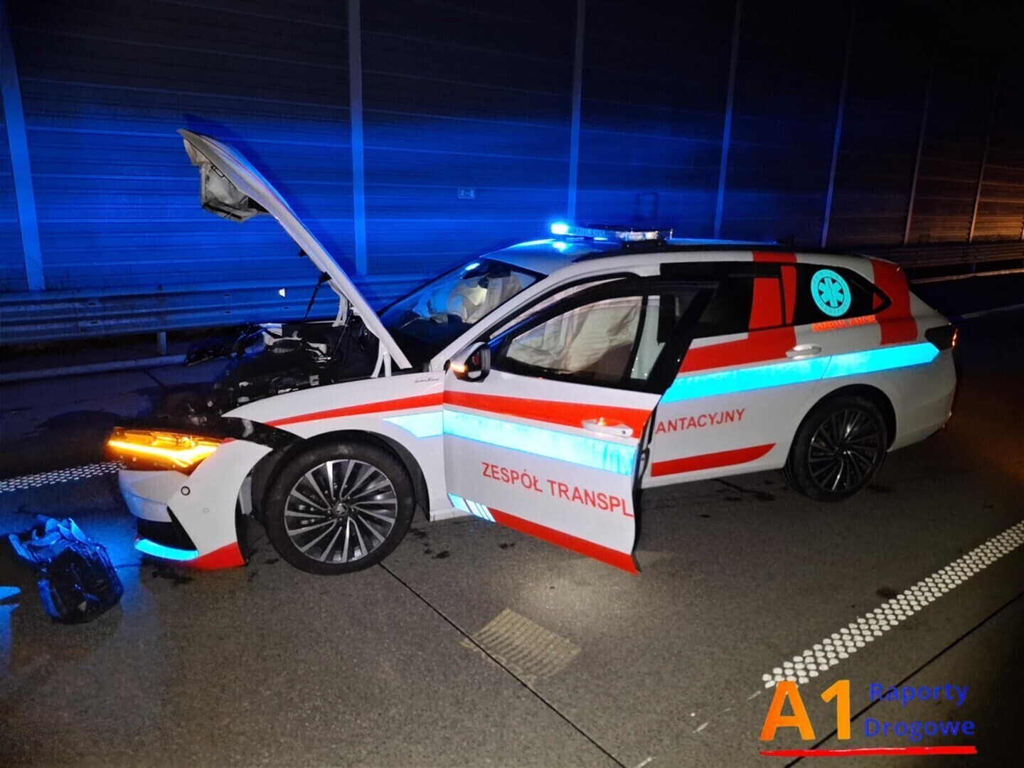 Zderzenie na A1. Policja poszukuje sprawcy