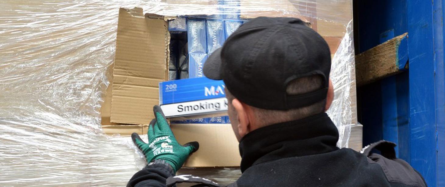 6 ton nielegalnego tytoniu o wartości 5 milionów złotych w łódzkiem