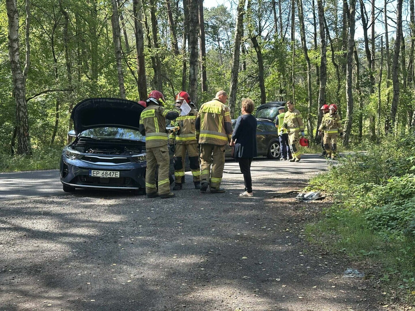 Wypadek na Wierzejskiej z udziałem 4 pojazdów. Droga do Koła była całkowicie zablokowana