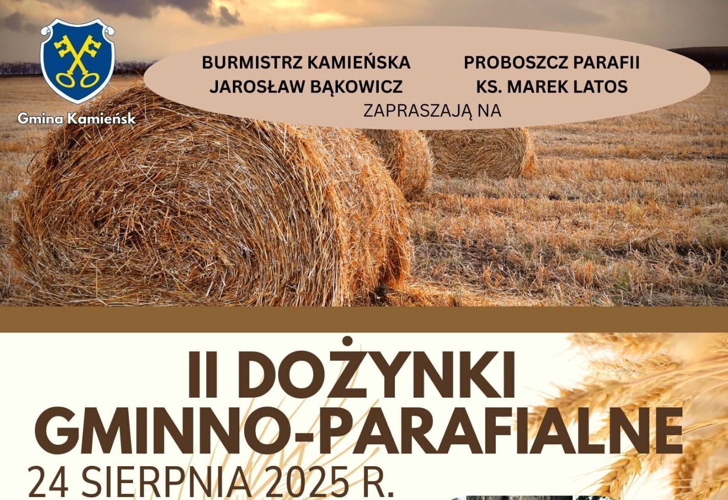 II Dożynki Gminno-Parafialne w Kamieńsku już wkrótce