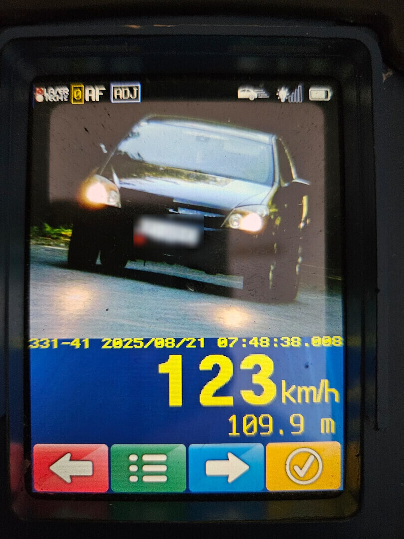 Pędził 123 kmh na ulicy Wierzejskiej. 23-letni kierowca Opla zatrzymany przez policję