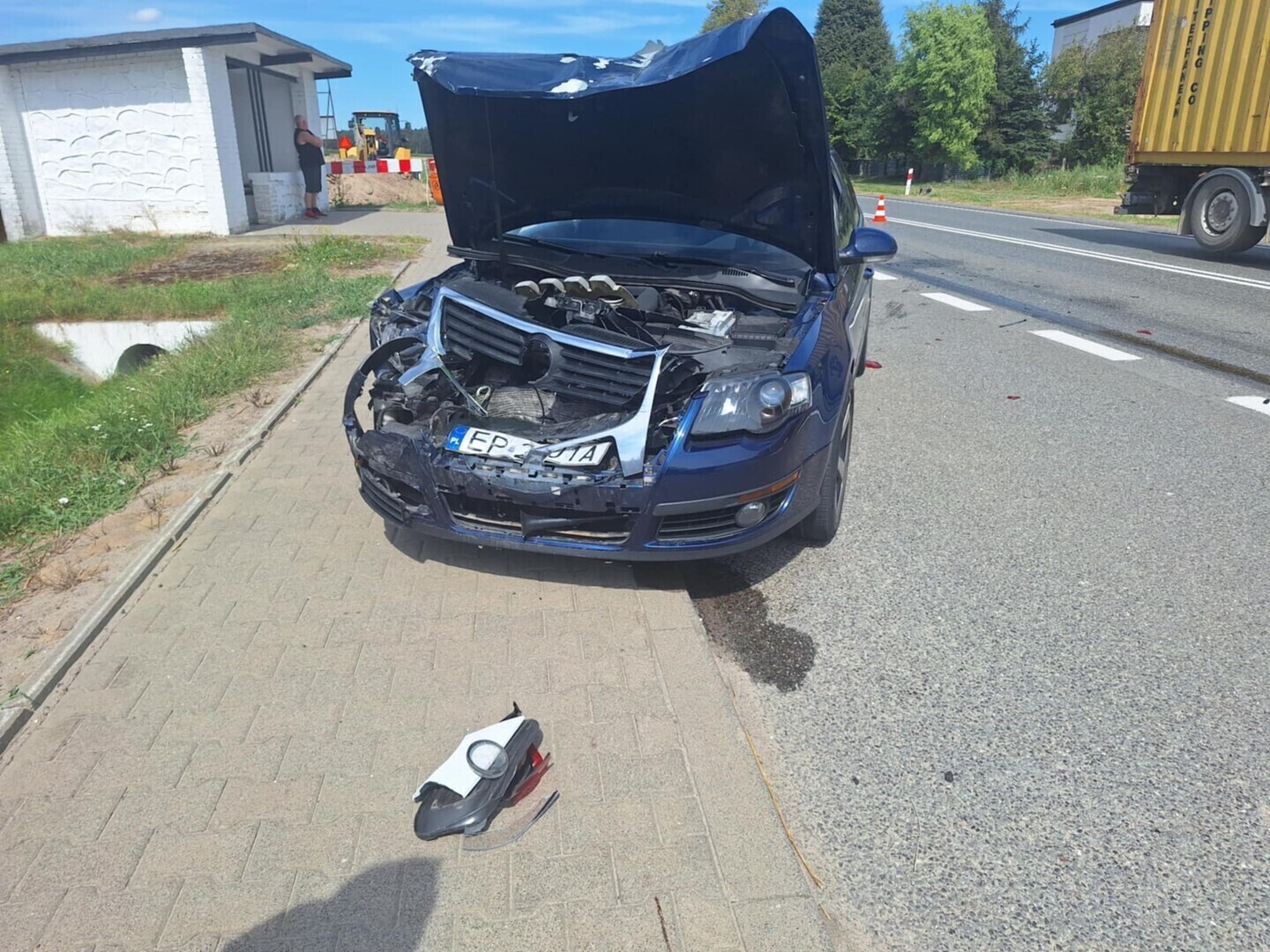 Cztery auta zderzyły się w Karlinie