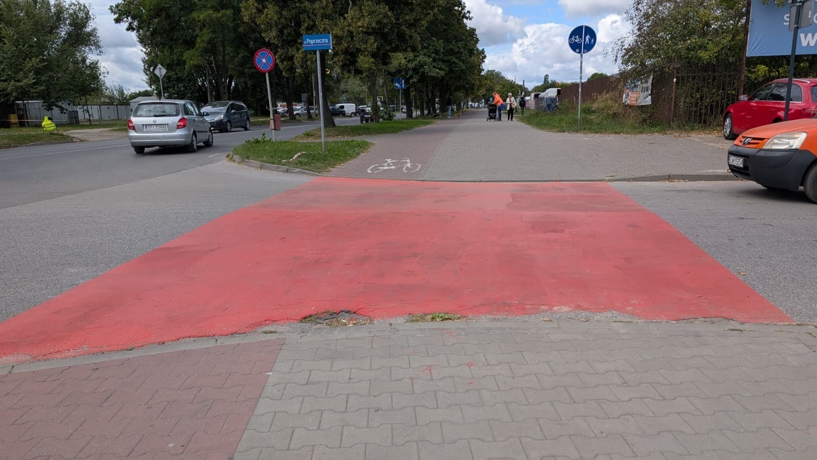 Niedomalowane zebry dla pieszych Nie to nowe rozwiązanie w Piotrkowie