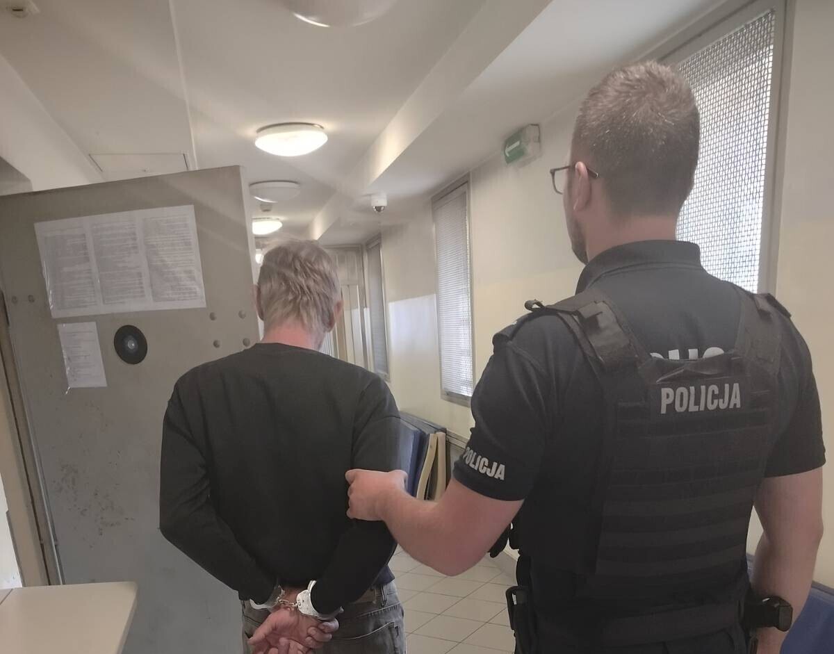 Podejrzany o podpalenia - zatrzymany przez policje