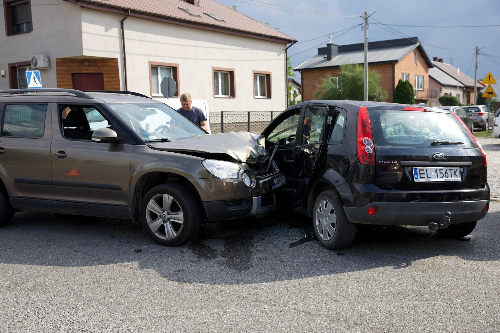 Groźny wypadek w Łochyńsku. Droga całkowicie zablokowana