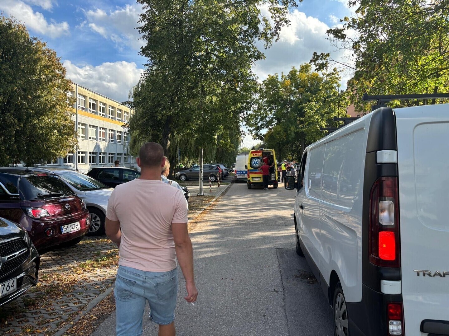 9-letni rowerzysta potrącony przy szkole na ul. Broniewskiego