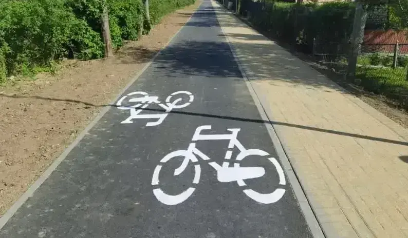 Nowa droga pieszo-rowerowa w Sulejowie bezpieczniej ekologiczniej i bardziej komfortowo