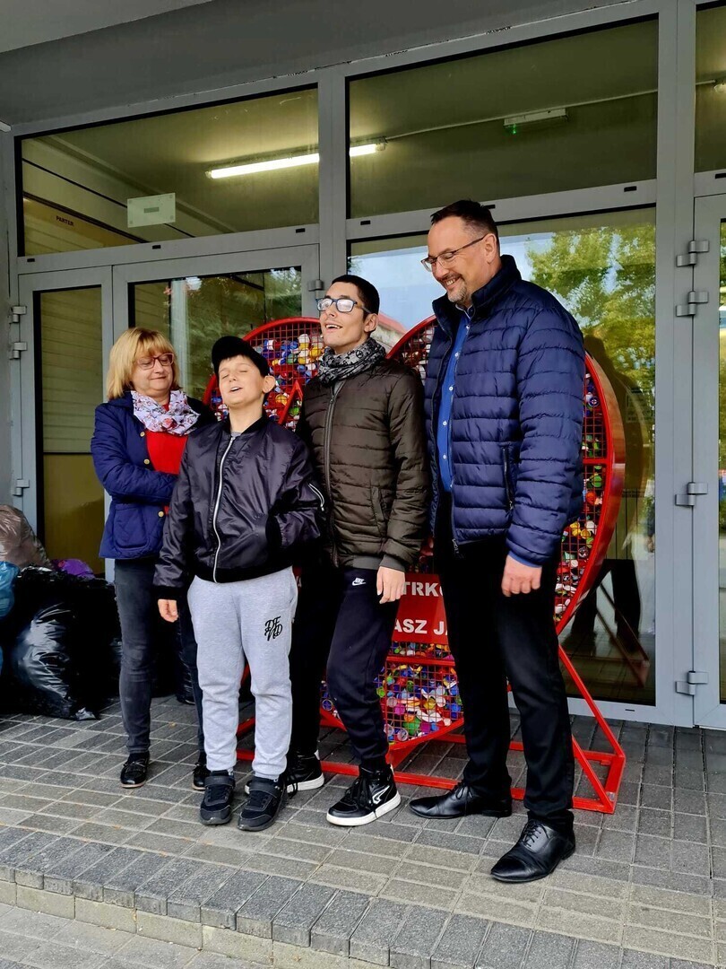 Serce pełne nakrętek dla Patryka Kabzińskiego opróżnione po raz kolejny