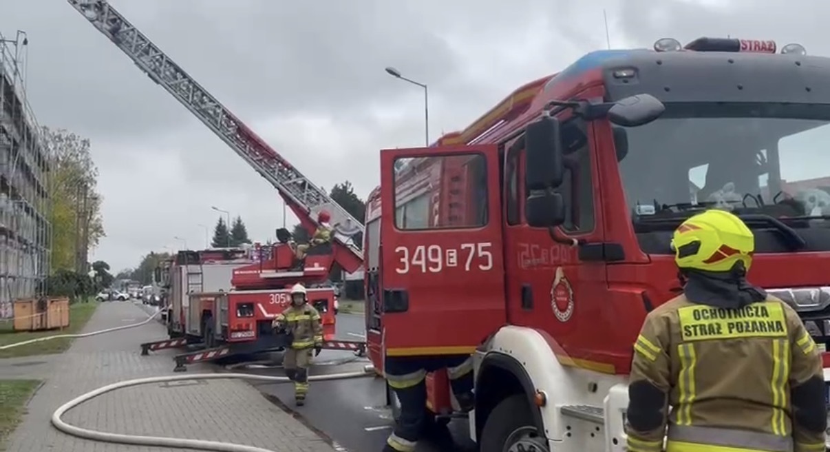Pożar budynku mieszkalnego na Sulejowskiej