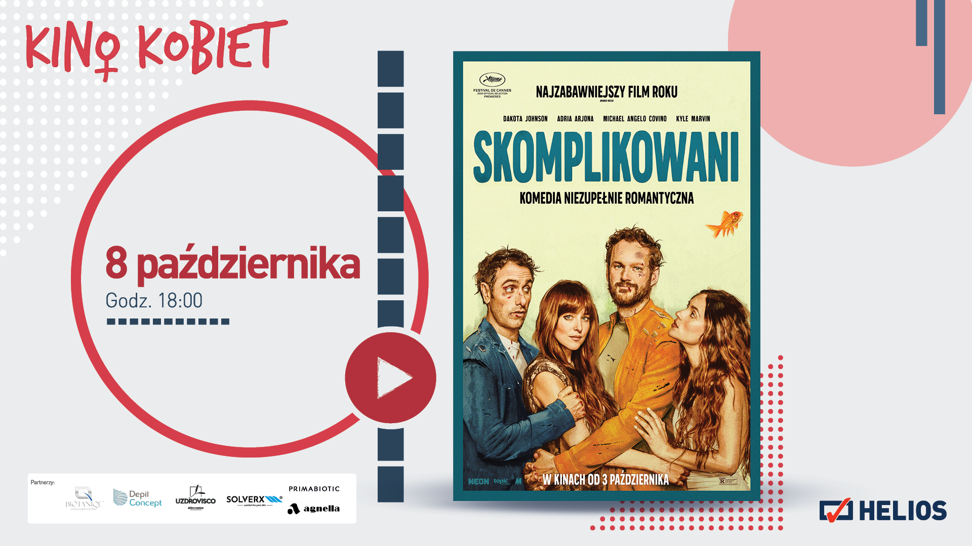 Najbliższe Kino Kobiet już środę o 1800 z filmem Skomplikowani