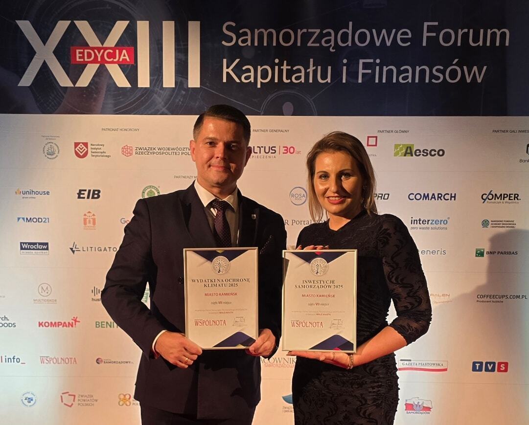 Kamieńsk siódmym samorządem w kraju pod względem wydatków na inwestycje oraz ochronę środowiska