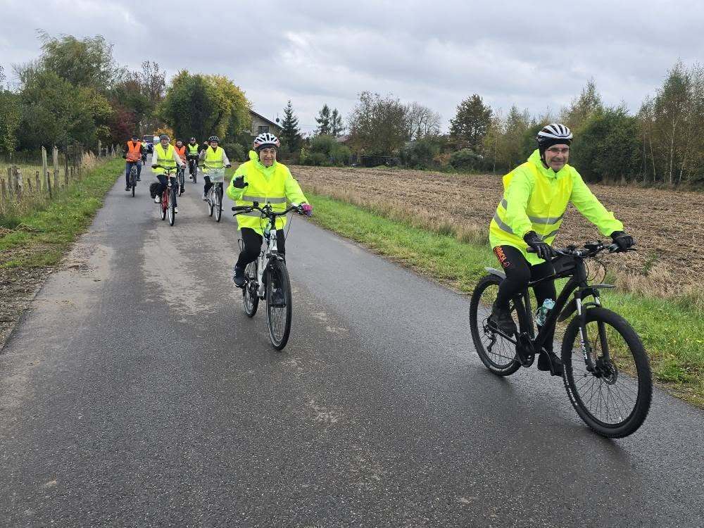 Jesienny rajd rowerowy w Kamieńsku podsumowanie II Rajdu Pieczonego Ziemniaka