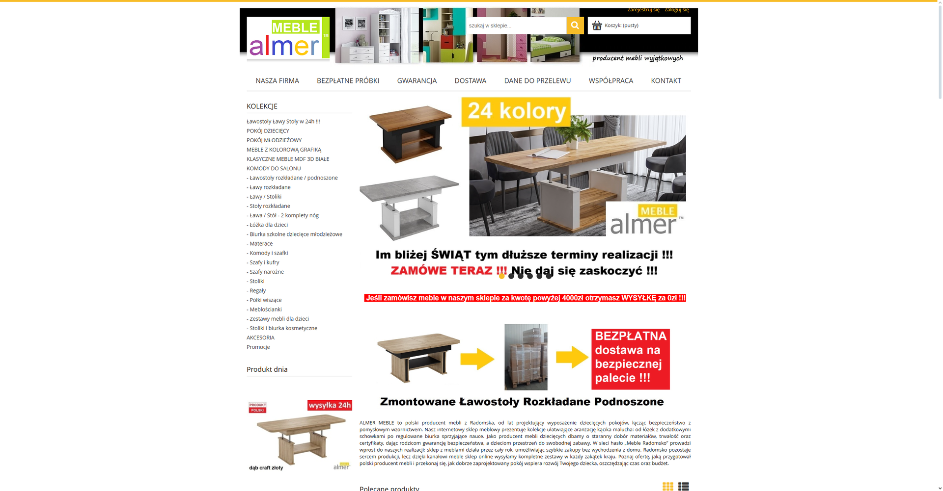 Dlaczego warto kupować w internetowym sklepie meblowym 5 kluczowych zalet