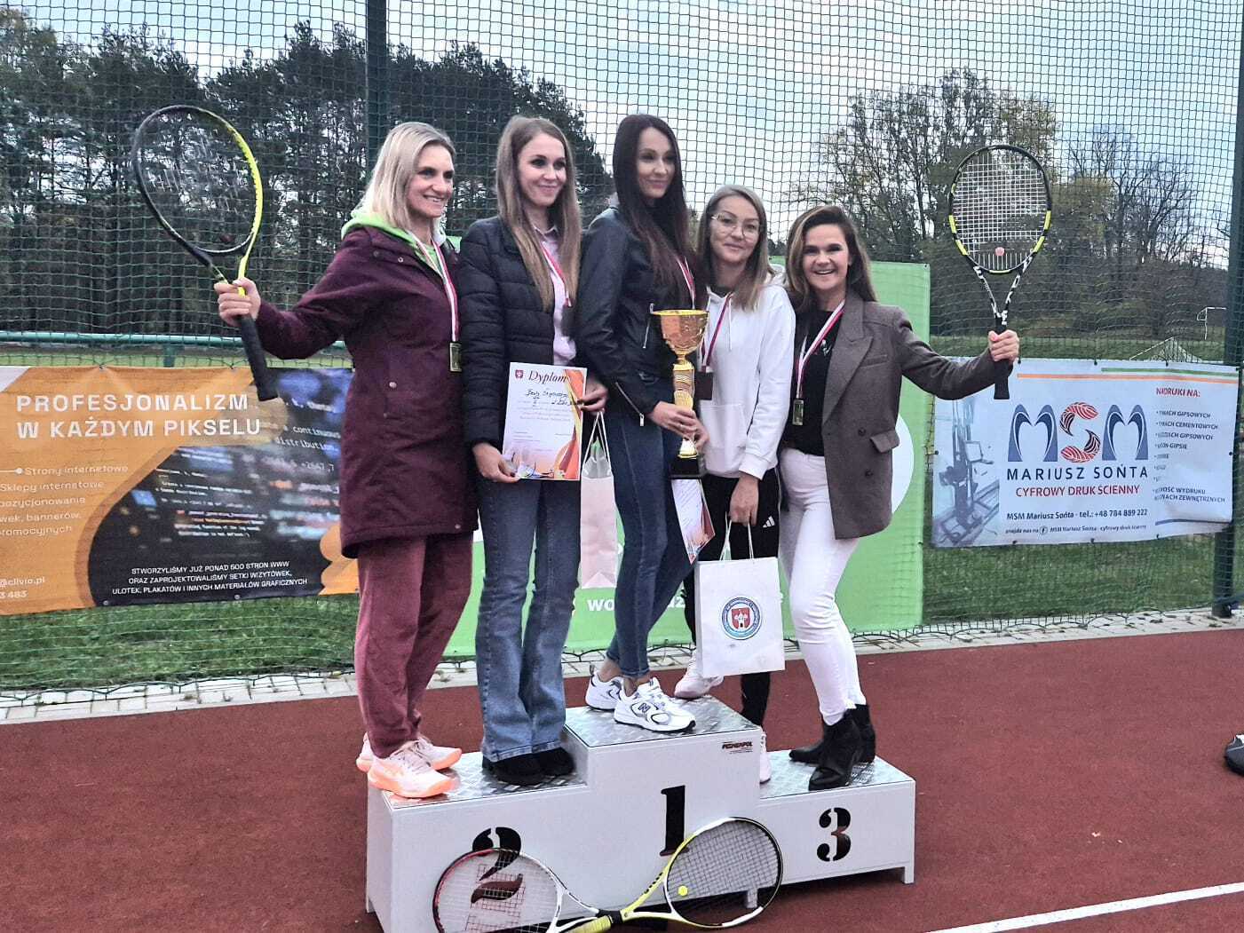 Amatorska Liga Tenisa Ziemnego Wolbórz zwycięzcy III edycji i podsumowanie