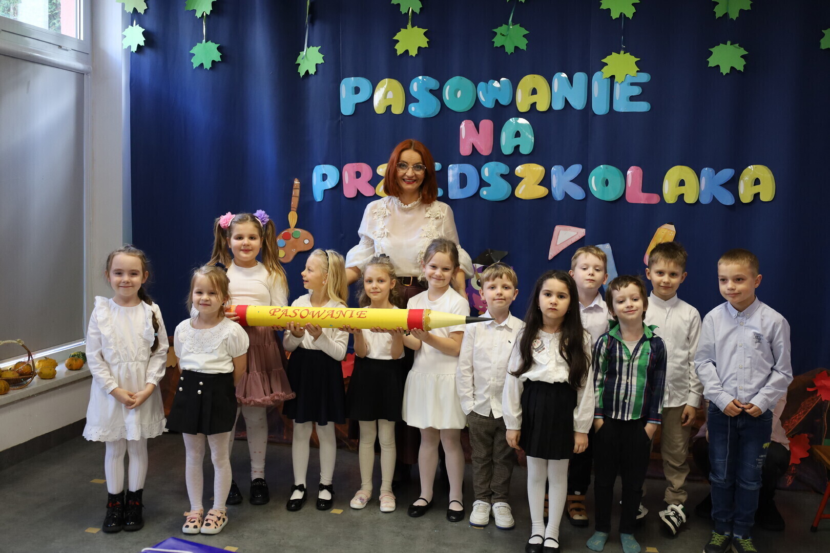 Uroczystość ślubowania przedszkolaków przedszkole Kubuś Puchatek i Przyjaciele w Piotrkowie Trybunalskim