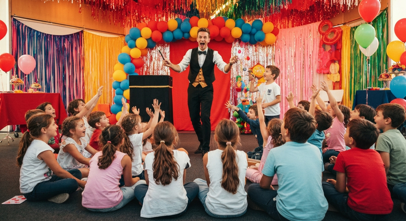 Czy iluzjonista sprawdzi się na imprezie dla dzieci
