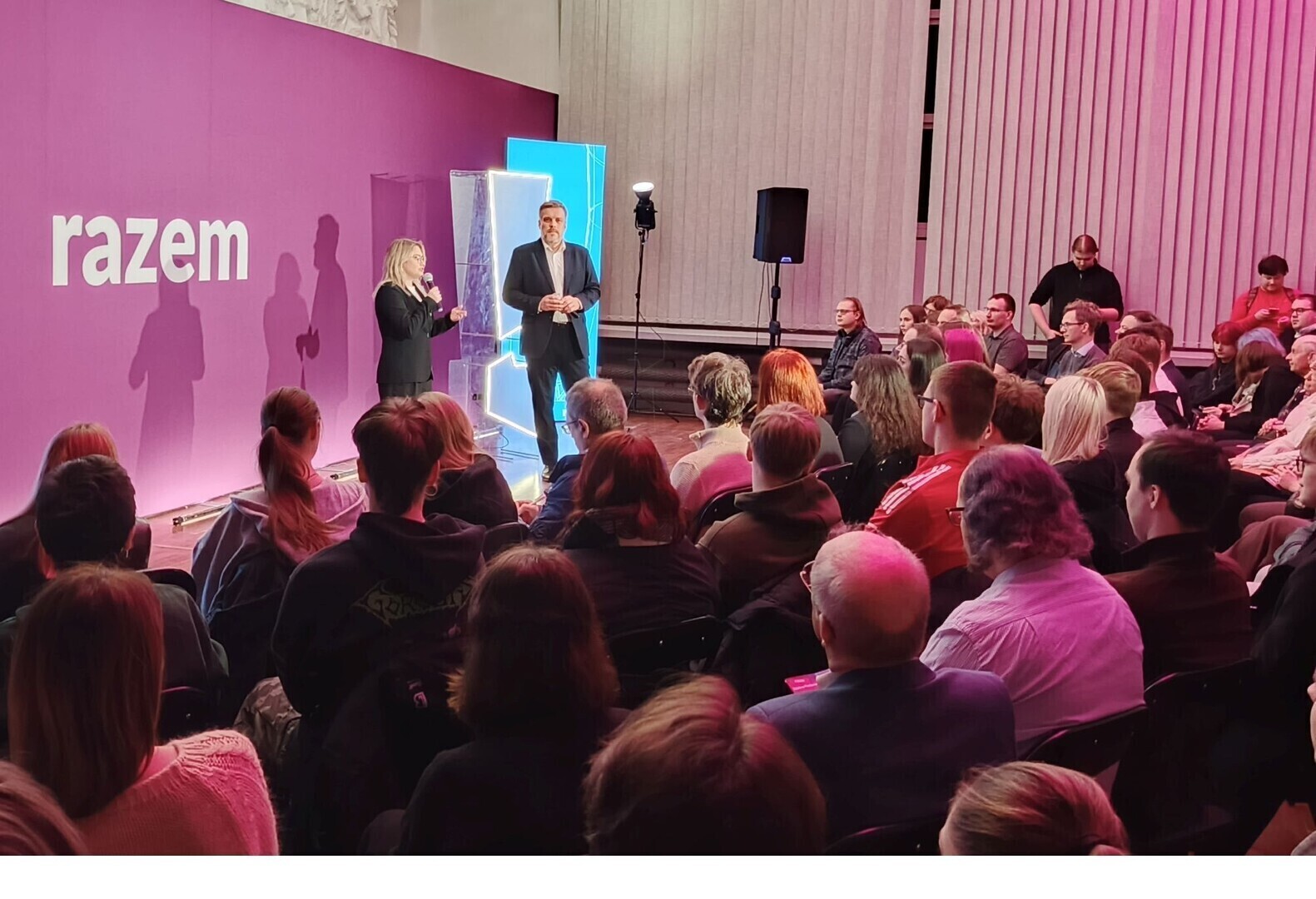 Zandberg i Owca w Piotrkowie. Spotkanie z mieszkańcami