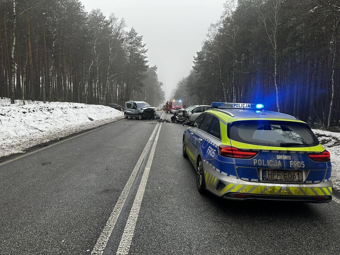 Tragiczny wypadek na DK 74. Jedna osoba zginęła