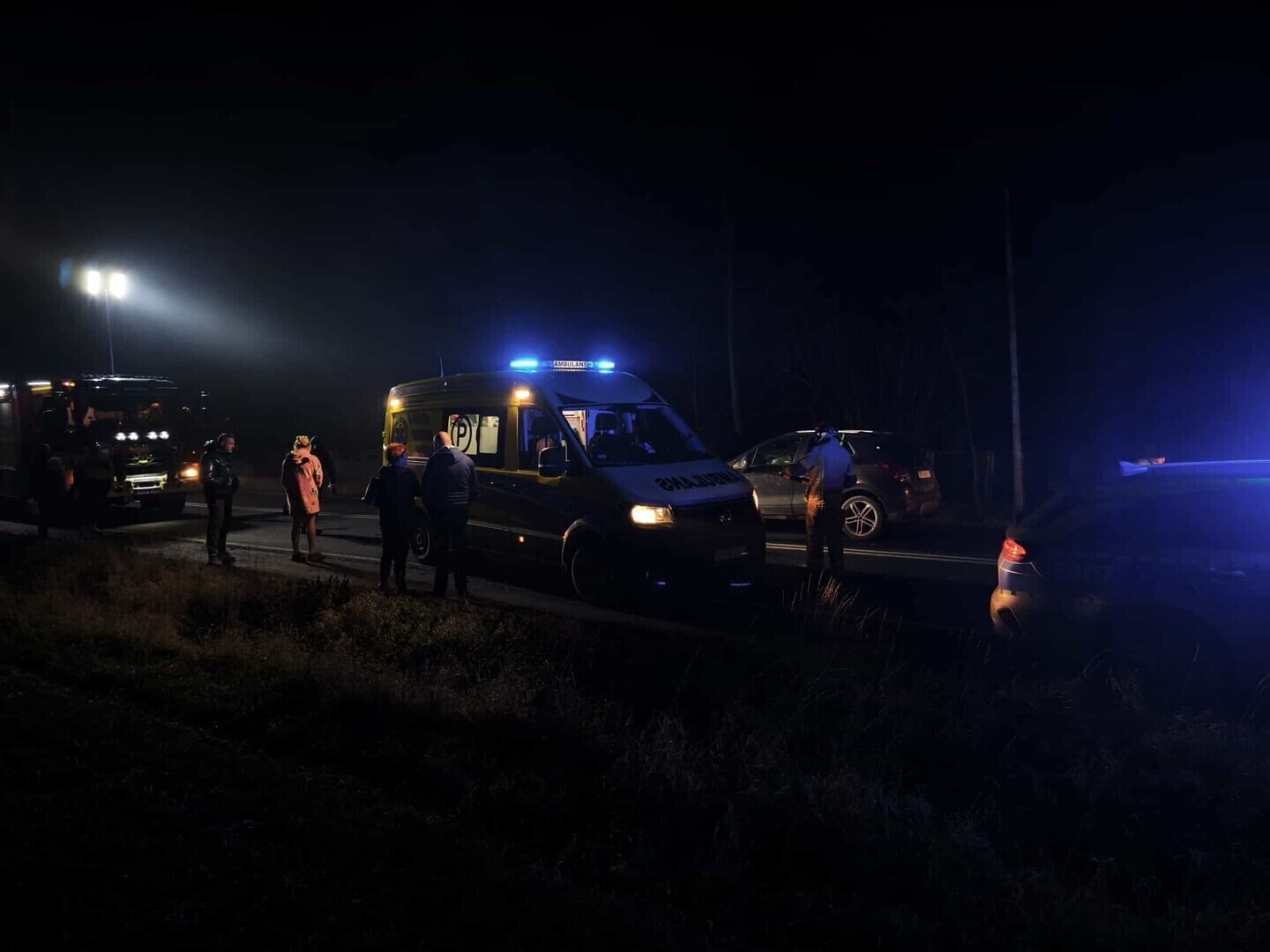 DK12 Korytnica Zderzenie pojazdów i osoba nieprzytomna