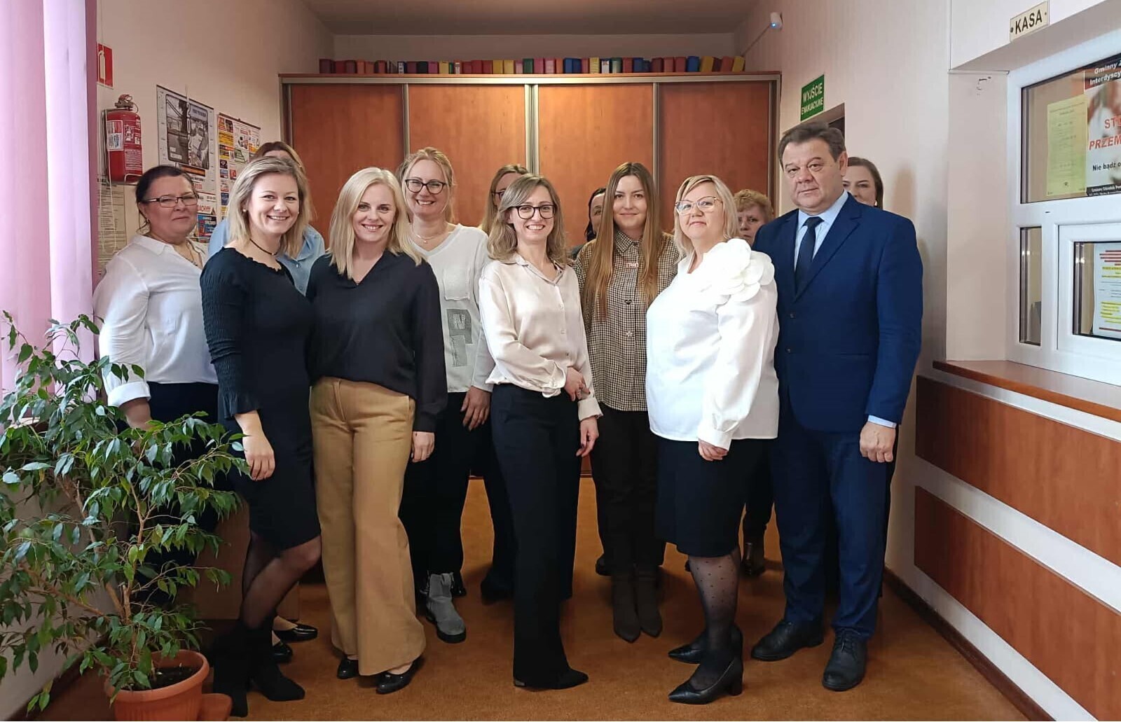 Wola Krzysztoporska. Z podziękowaniami za trudną pracę w pomocy społecznej