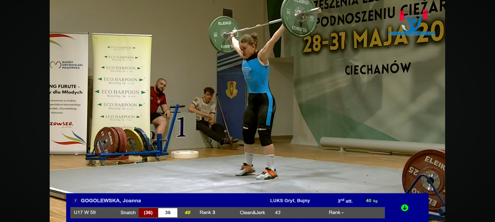 17-letnia Asia Gogolewska z Piotrkowa z osiągnięciami w podnoszeniu ciężarów