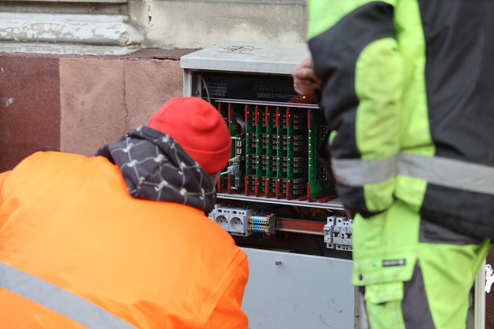 Sekundniki pojawiły się na kolejnym skrzyżowaniu w Piotrkowie