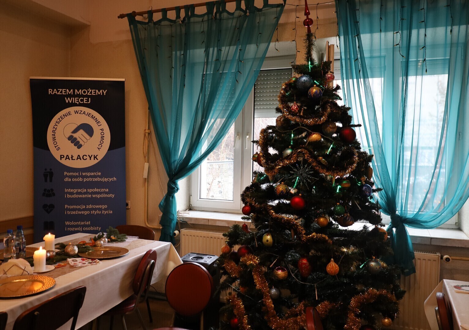 Wigilia dla samotnych w Piotrkowie Trybunalskim. Pałacyk zorganizował 12 godzin bliskości