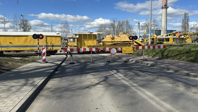 Zamknięcie przejazdu na ul. Rolniczej w Piotrkowie