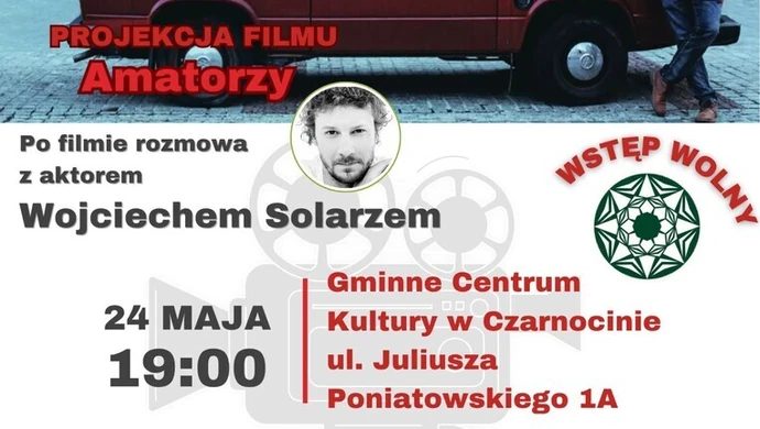 Film i spotkanie autorskie - to plan na sobotę w GCK w Czarnocinie
