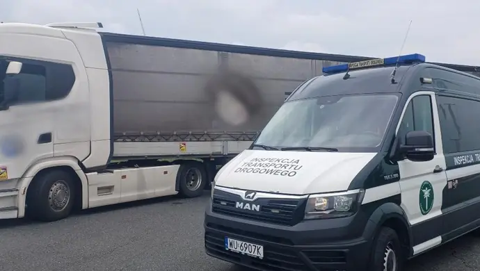 Przewóz z Czarnogóry z nieprawidłowości zatrzymany przez ITD