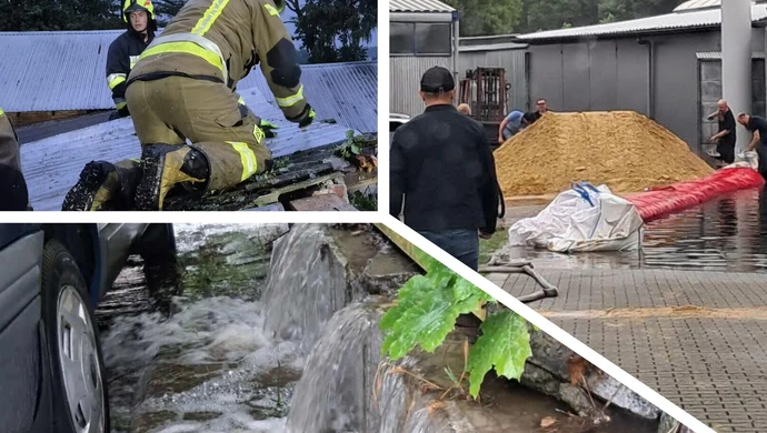 Zalania i zniszczenia po przejściu niżu genueńskiego. Bełchatów ogłasza stan kryzysowy, w Przygłowie drzewo runęło na dach, a w Piotrkowie rozlewisko na ulicy Poprzecznej
