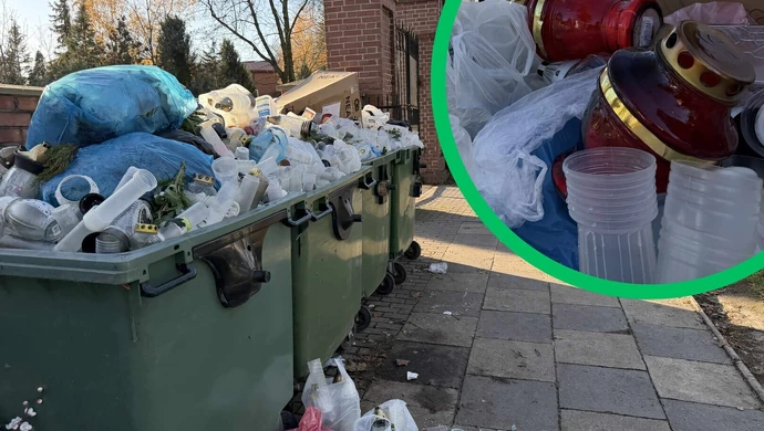Tony śmieci na piotrkowskich cmentarzach. Co zrobić z wypalonym zniczem?