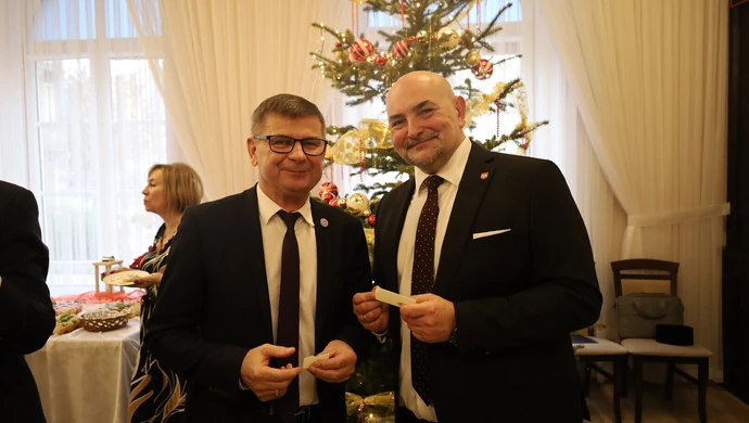 Spotkanie opłatkowe w Starostwie Powiatowym