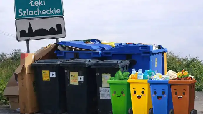  Nowy harmonogram wywozu odpadów w gminie Łęki Szlacheckie