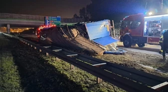 Wypadek na A1. Duże utrudnienia w kierunku Katowic