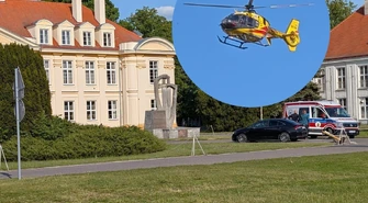 Dramat w Centrum Kształcenia Ustawicznego w Wolborzu.  Nastolatka wypadła z okna