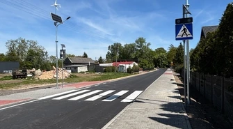 Bezpieczniej i nowocześniej w Zaborowie – Powiat Piotrkowski inwestuje w infrastrukturę drogową