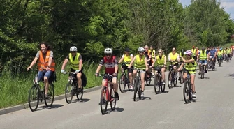 Duża frekwencja w Rodzinnym Rajdzie Rowerowym w gminie Kamieńsk