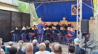 Muzycy Miejskiej Orkiesty Dętej dali koncert na pożegnanie lata