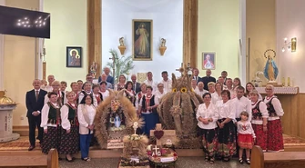 Dożynki parafialne w Goleszach Dużych – uroczystości w parafii Miłosierdzia Bożego