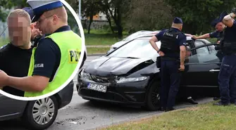 Pijany kierowca spowodował wypadek w centrum Piotrkowa. Miał ponad 2,2 promila!