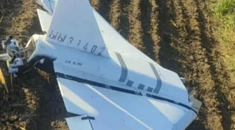 W Mniszkowie za Sulejowem spadł rosyjski dron 