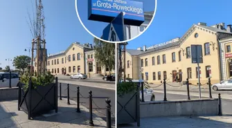 Donica z zielenią przy POW w Piotrkowie stwarzała zagrożenie?