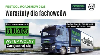 Festool Roadshow 2025 w Piotrkowie Trybunalskim – warsztaty dla fachowców, premiery i wyjątkowe promocje.