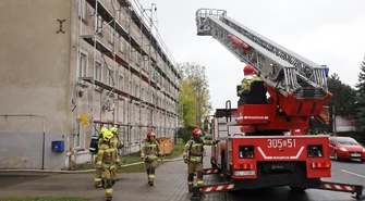 Pożar budynku mieszkalnego na Sulejowskiej