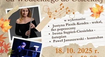 Jesienne klimaty – muzyczna podróż od Wodeckiego do Osieckiej w MOK w Sulejowie