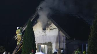 Wybuch gazu i groźny pożar w Poraju. 38-latek ciężko poparzony