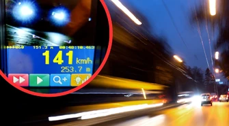 141 km/h w obszarze zabudowanym. 55-latek straci prawko na trzy miesiące
