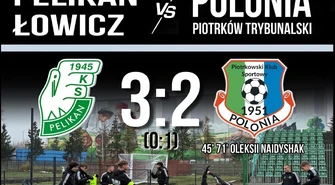 Porażka Polonii po wyrównanym meczu w Łowiczu